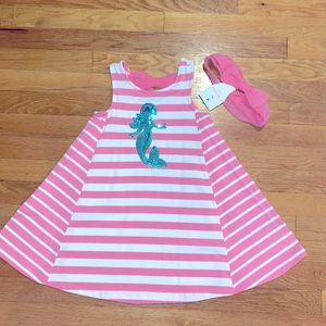 TOMMY BAHAMA New Mermaid Dress with Matching Headband